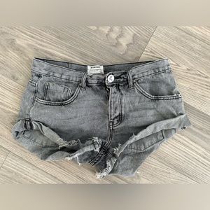 One Teaspoon X Free People Size.28 Black Jean Shorts